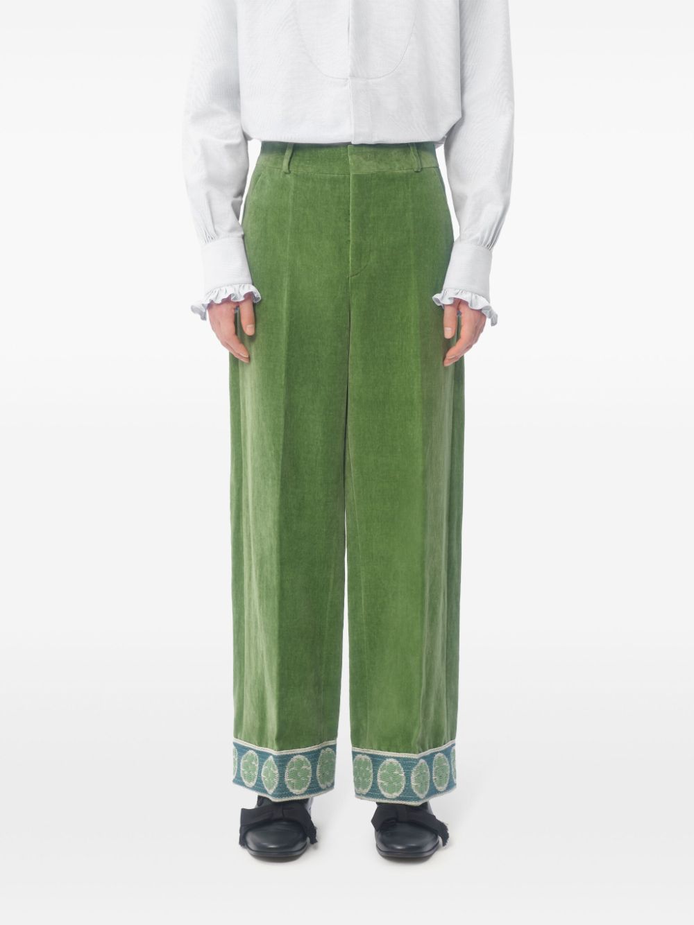 Valentino Trousers Green - VivaceVenus