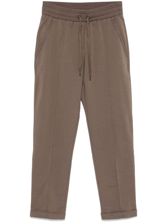 Brunello Cucinelli Trousers Brown - VivaceVenus