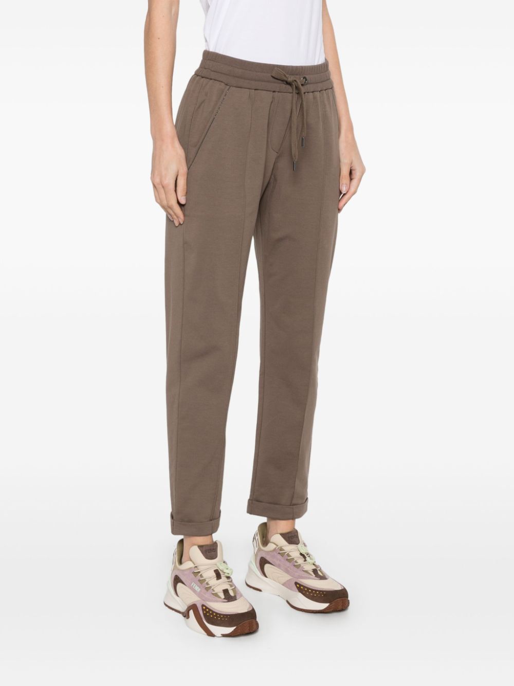 Brunello Cucinelli Trousers Brown - VivaceVenus