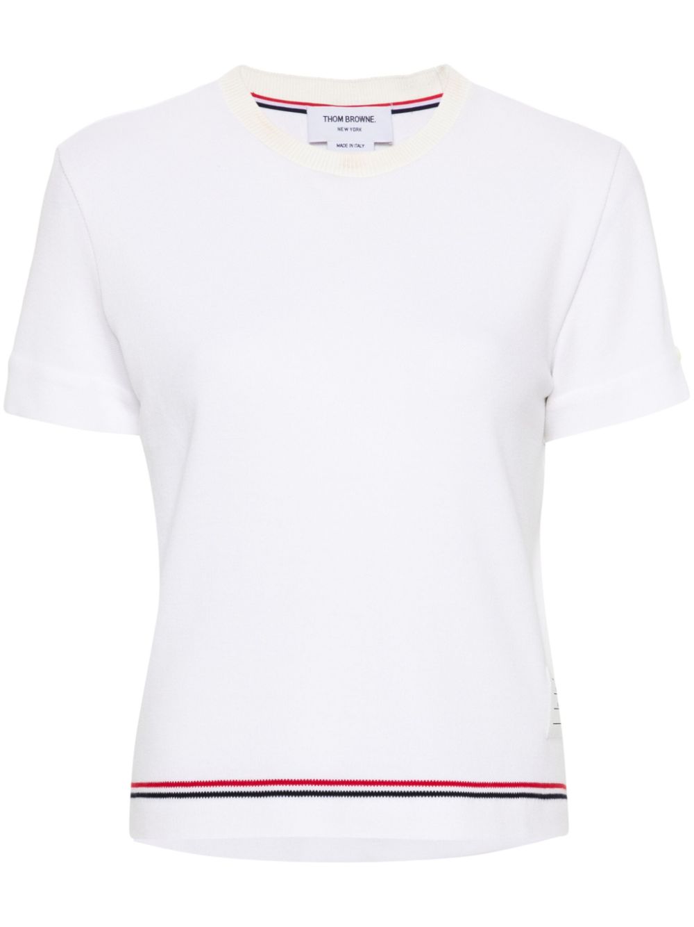 Thom Browne T-shirts and Polos White - VivaceVenus