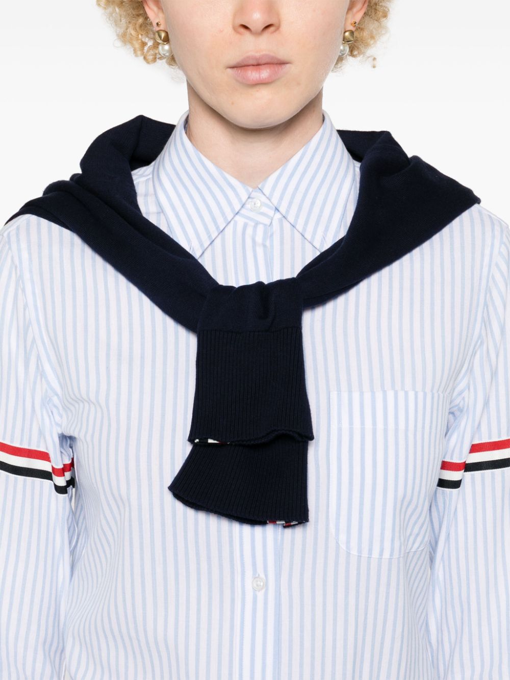 Thom Browne Shirts Clear Blue - VivaceVenus