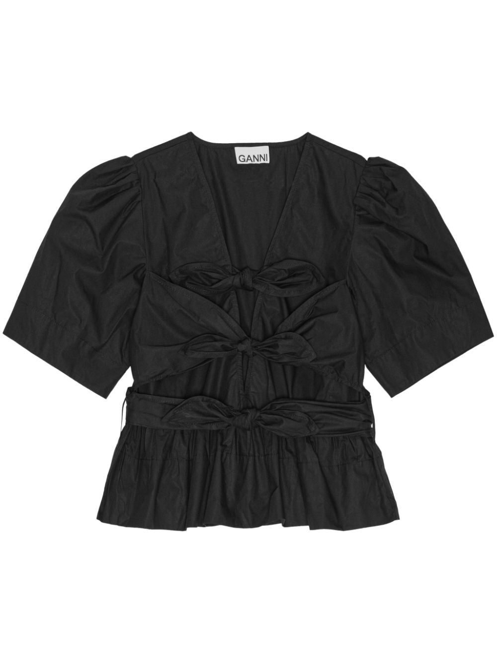 GANNI Top Black - VivaceVenus