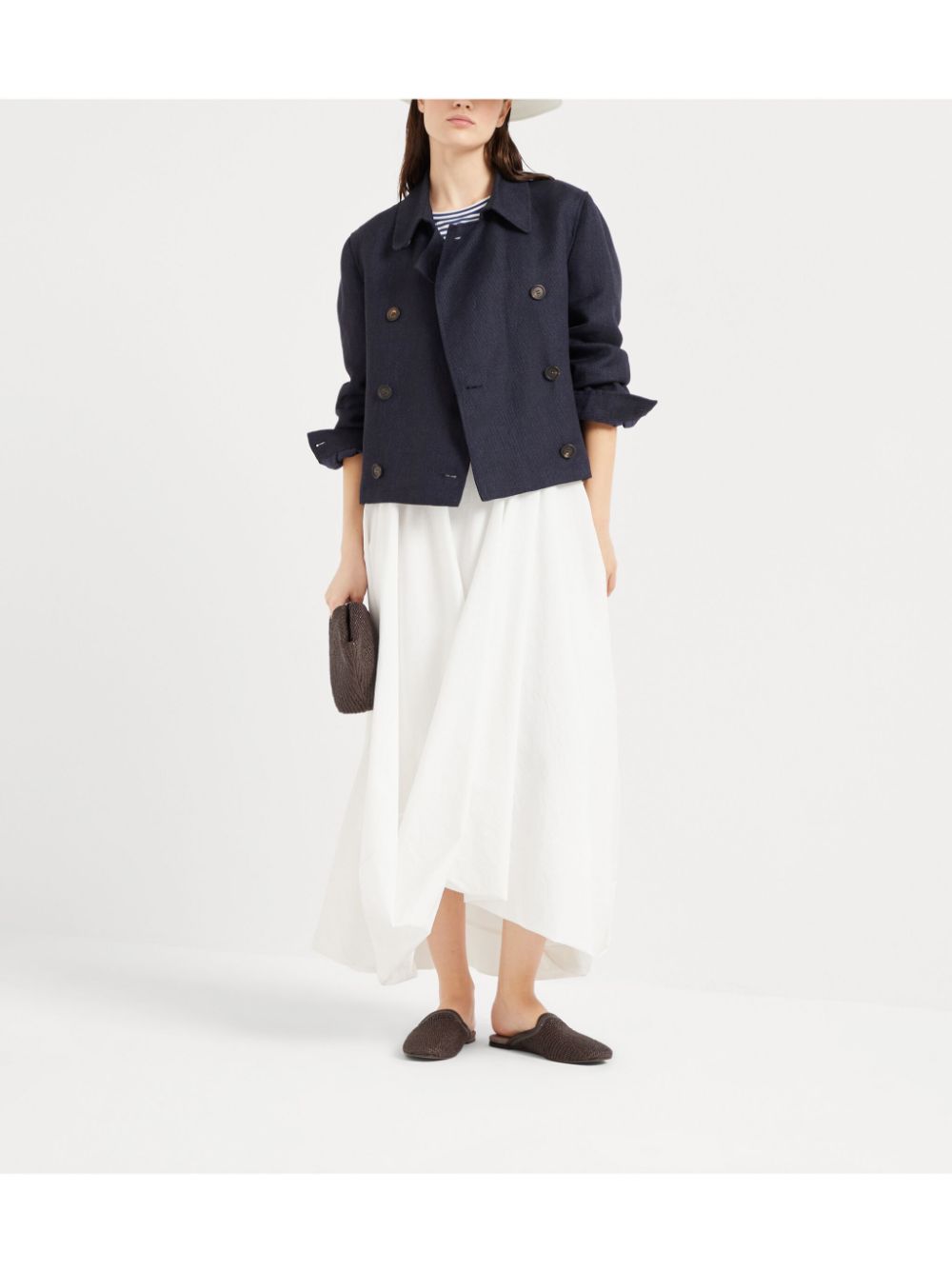 Brunello Cucinelli Skirts White - VivaceVenus