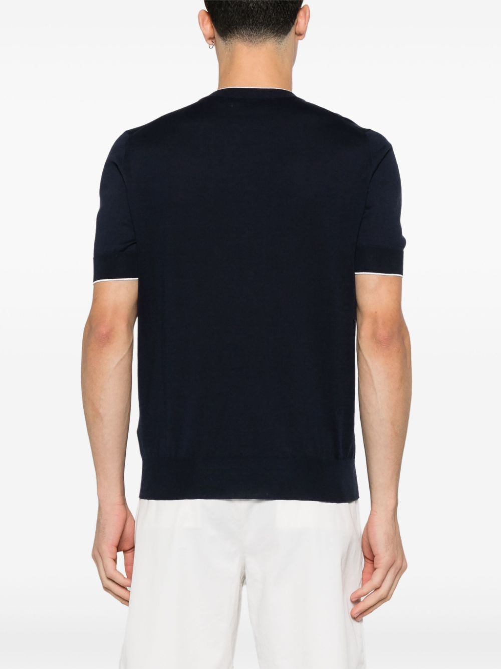 Brunello Cucinelli T-shirts and Polos Blue - VivaceVenus