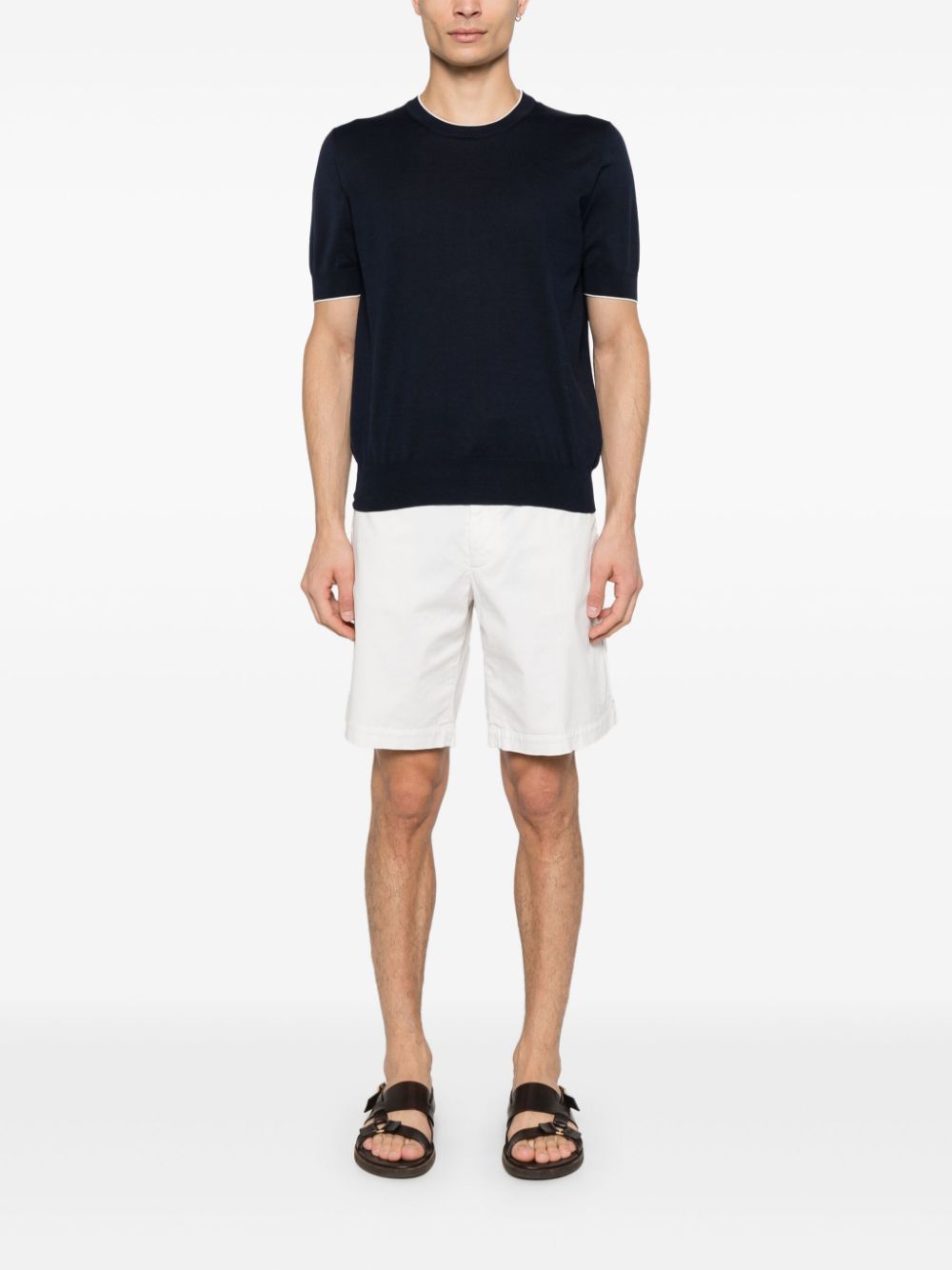 Brunello Cucinelli T-shirts and Polos Blue - VivaceVenus