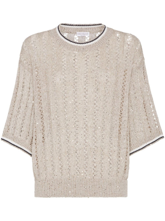 Brunello Cucinelli Sweaters Beige