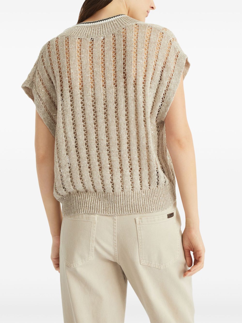 Brunello Cucinelli Sweaters Beige - VivaceVenus