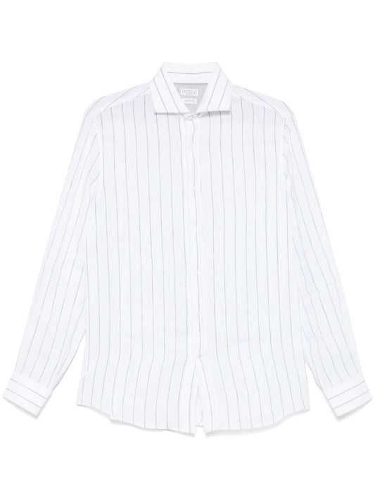 Brunello Cucinelli Shirts White - VivaceVenus