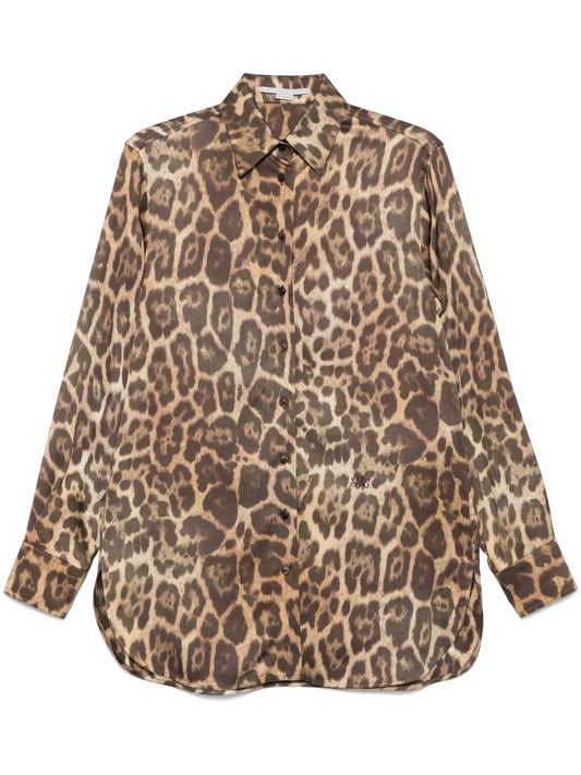 Stella McCartney Shirts Brown - VivaceVenus