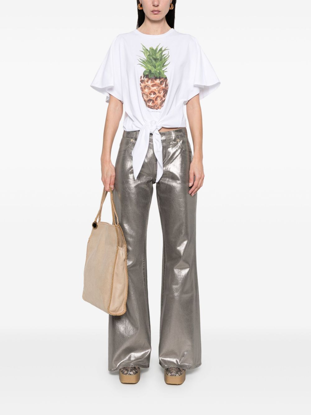 Stella McCartney T-shirts and Polos White - VivaceVenus