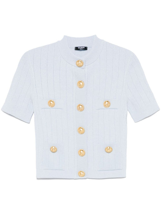 Balmain Sweaters Clear Blue - VivaceVenus