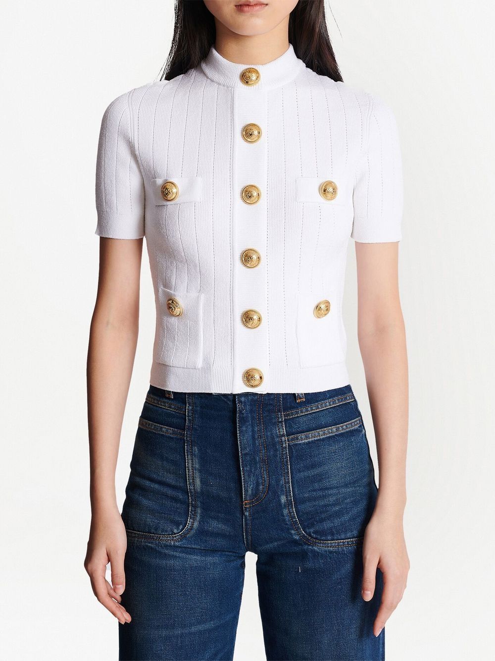 Balmain Sweaters White - VivaceVenus