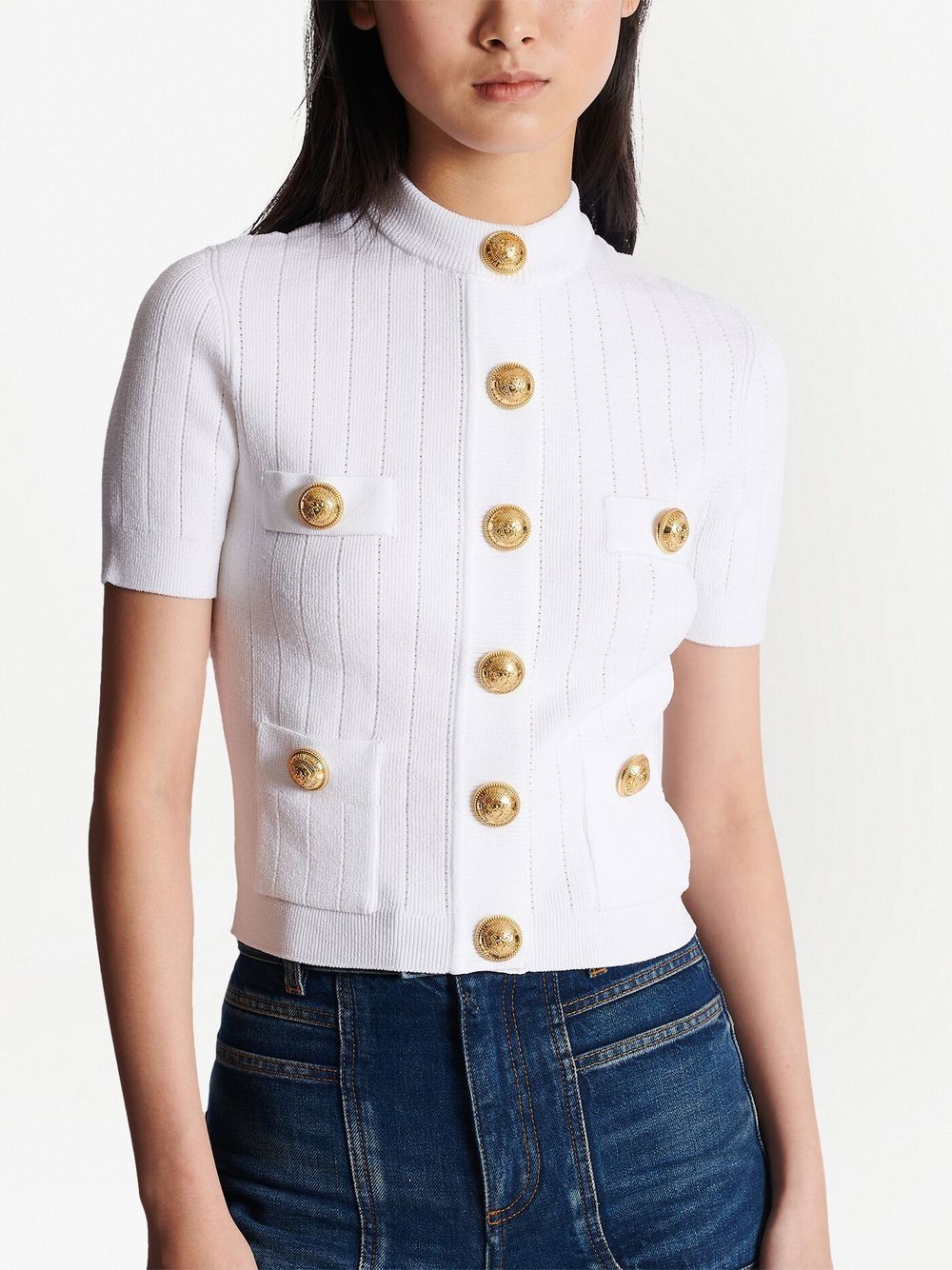 Balmain Sweaters White - VivaceVenus