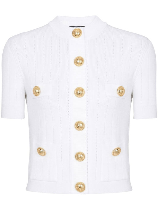 Balmain Sweaters White - VivaceVenus