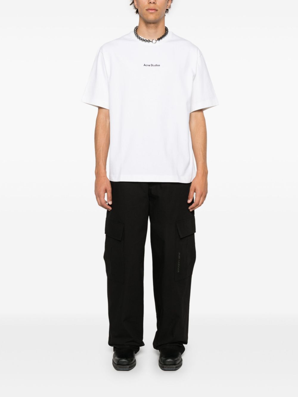 Acne Studios T-shirts and Polos White - VivaceVenus