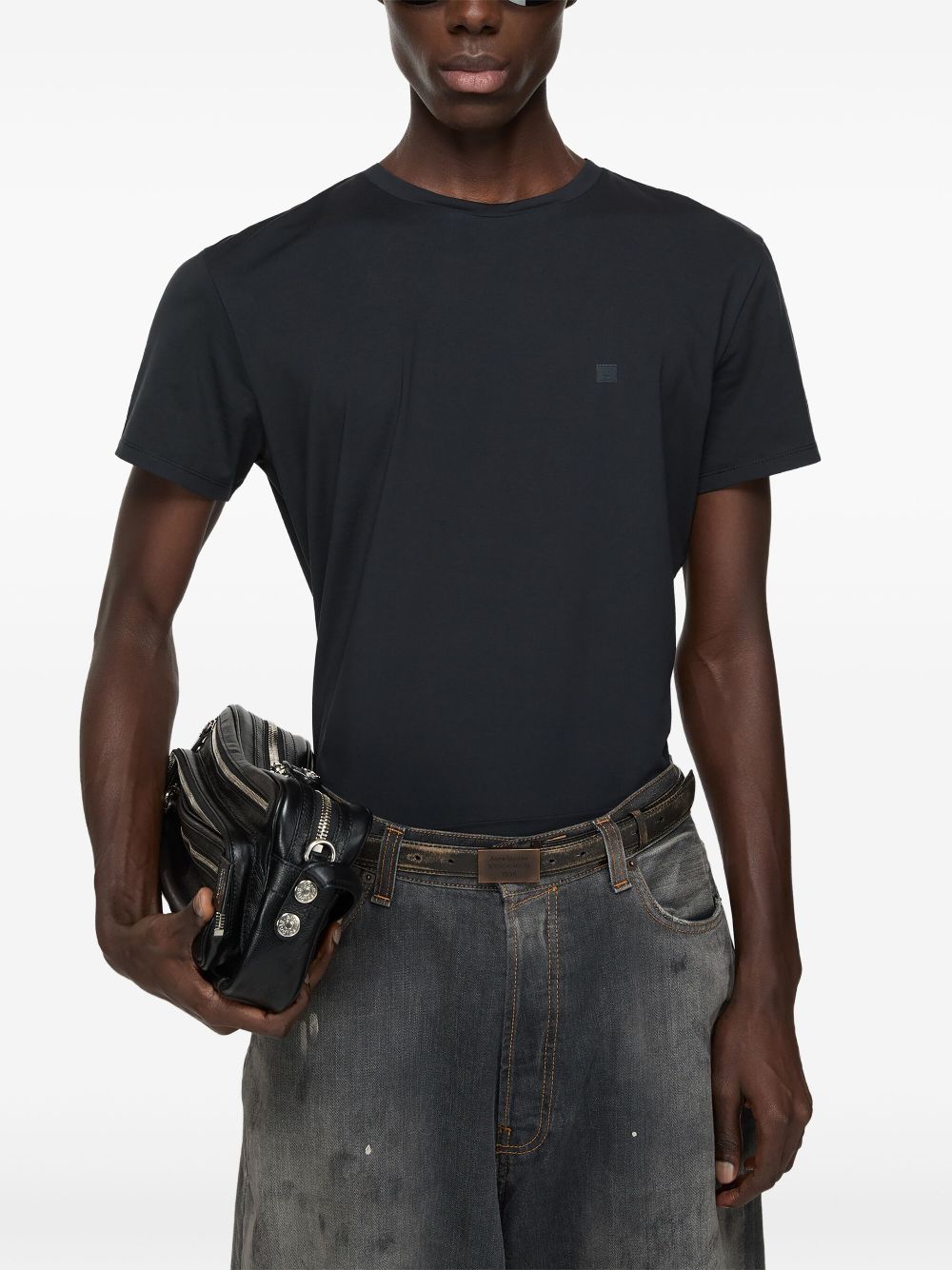 Acne T-shirts and Polos Black - VivaceVenus