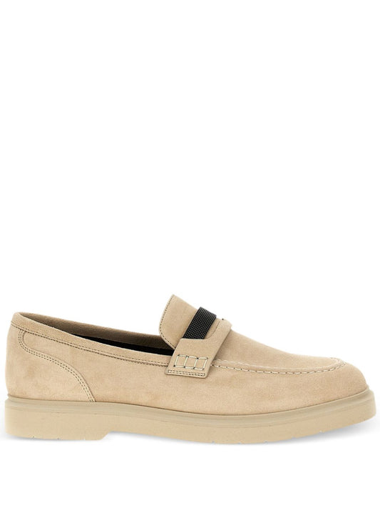 Brunello Cucinelli Flat shoes Beige - VivaceVenus