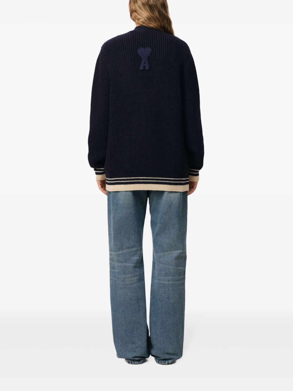 Ami Paris Sweaters Blue