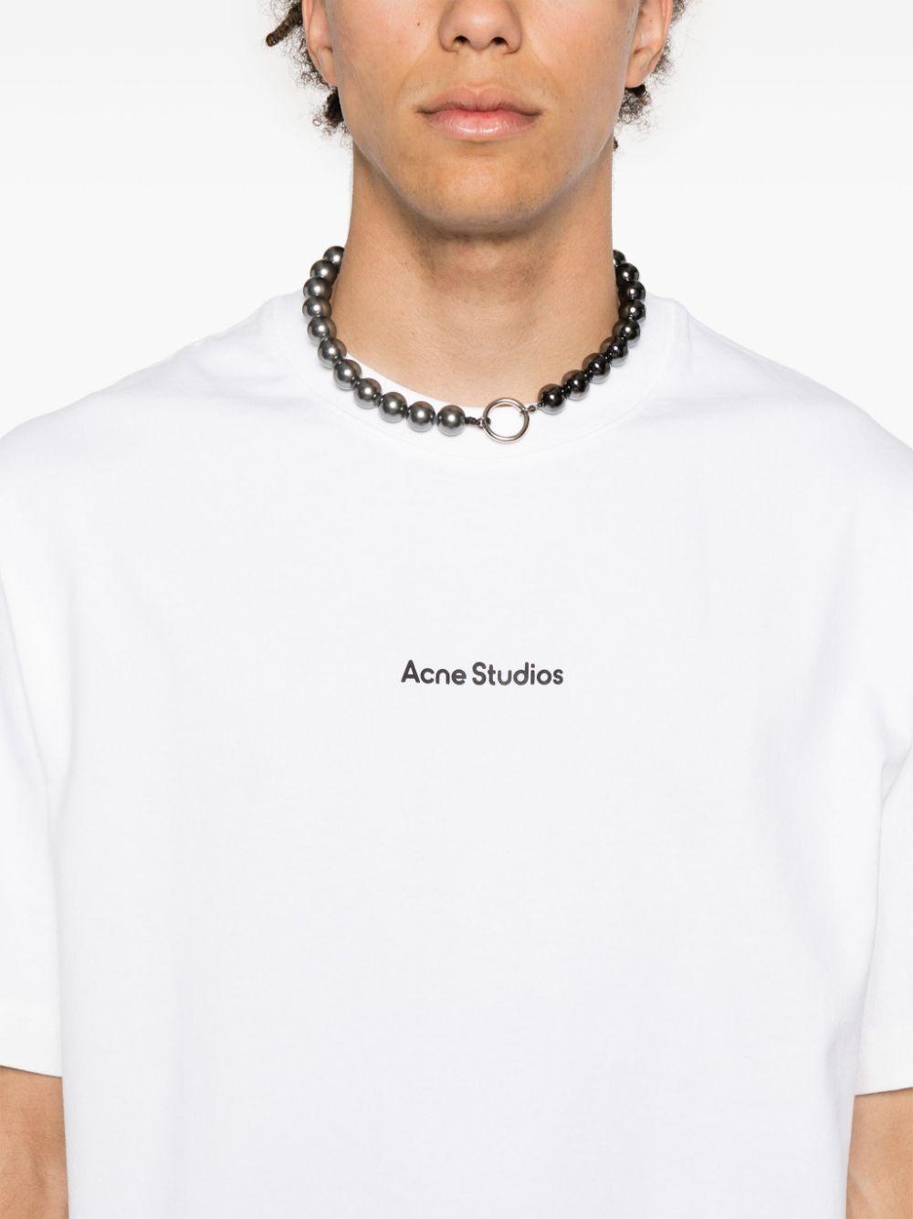 Acne Studios T-shirts and Polos White - VivaceVenus