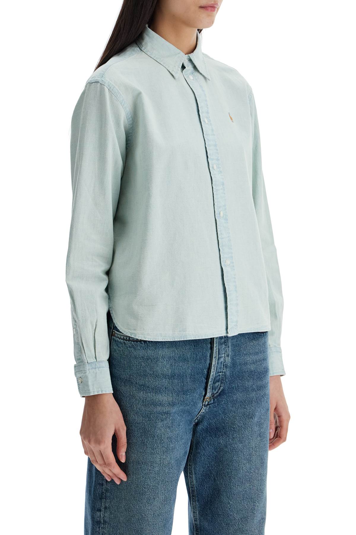 Polo Ralph Lauren boxy fit chambray shirt - VivaceVenus