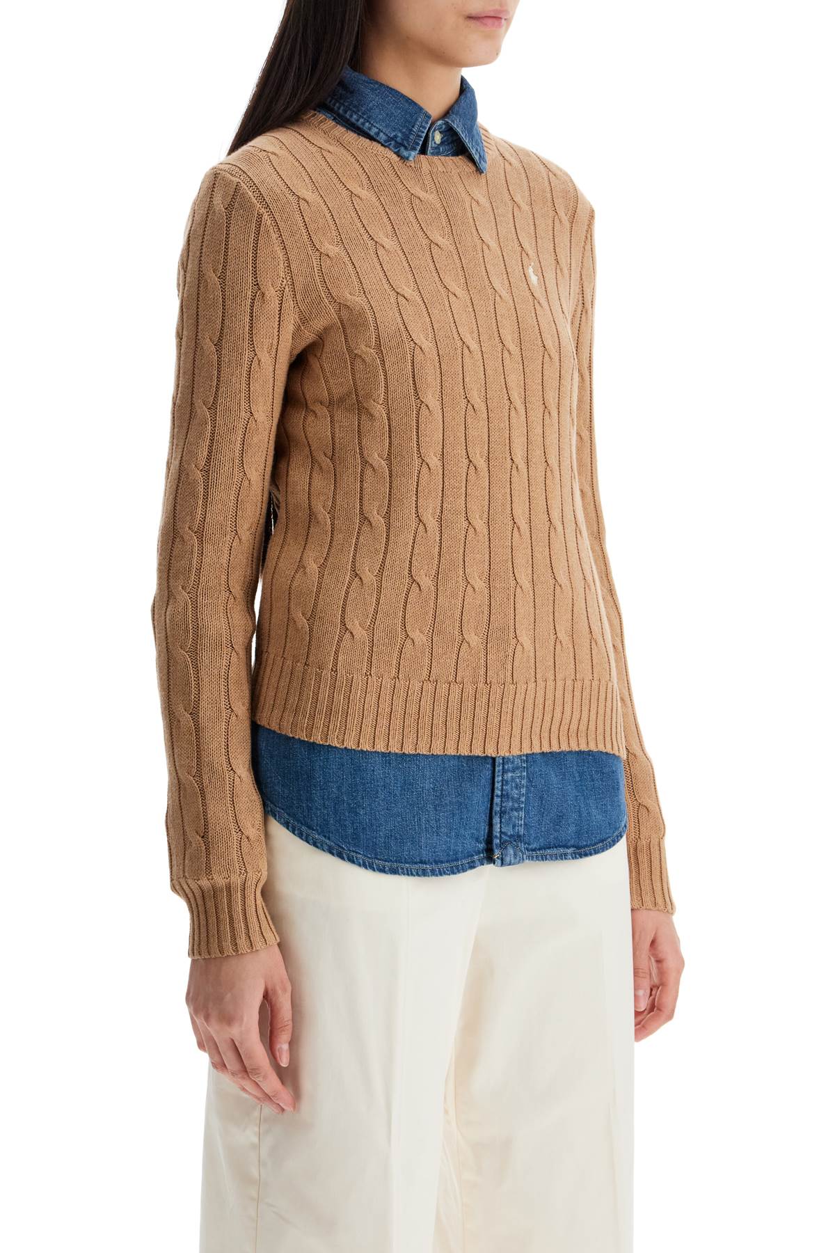 Polo Ralph Lauren cable knit cotton sweater - VivaceVenus