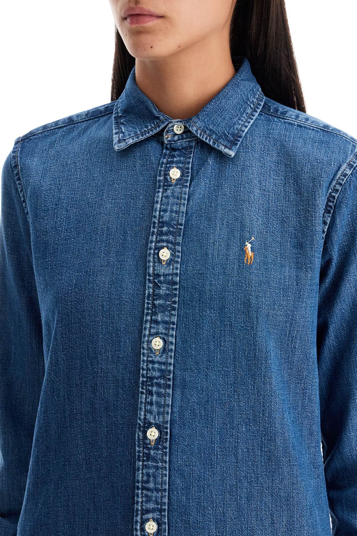 Polo Ralph Lauren slim fit denim shirt - VivaceVenus