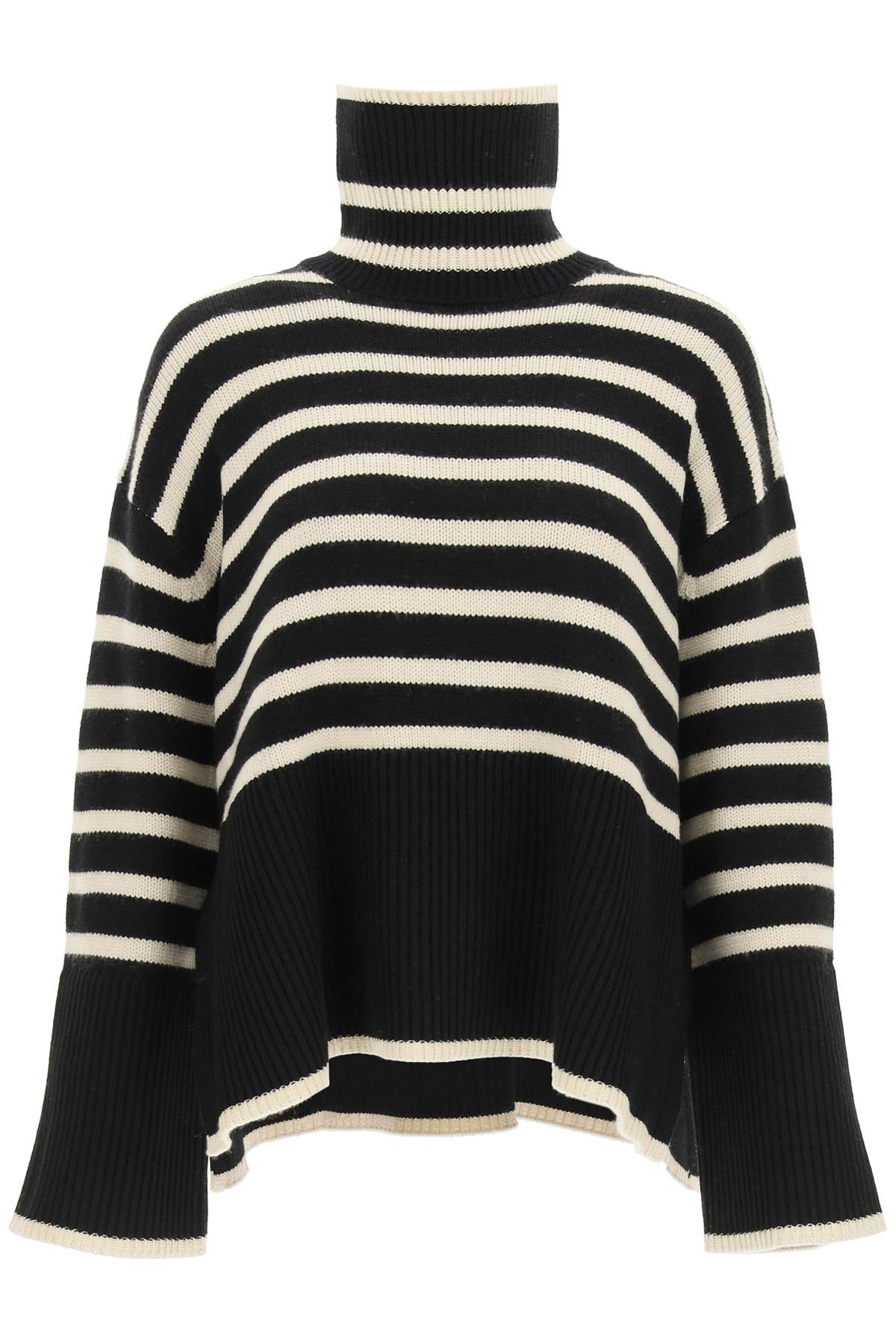 Toteme striped wool cotton turtleneck - VivaceVenus