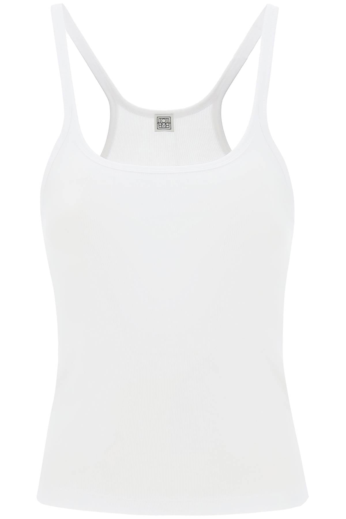 Toteme scoop neck rib tank top - VivaceVenus