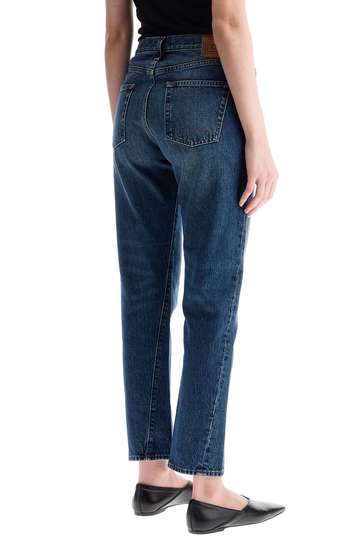 Toteme washed blue organic cotton jeans - VivaceVenus