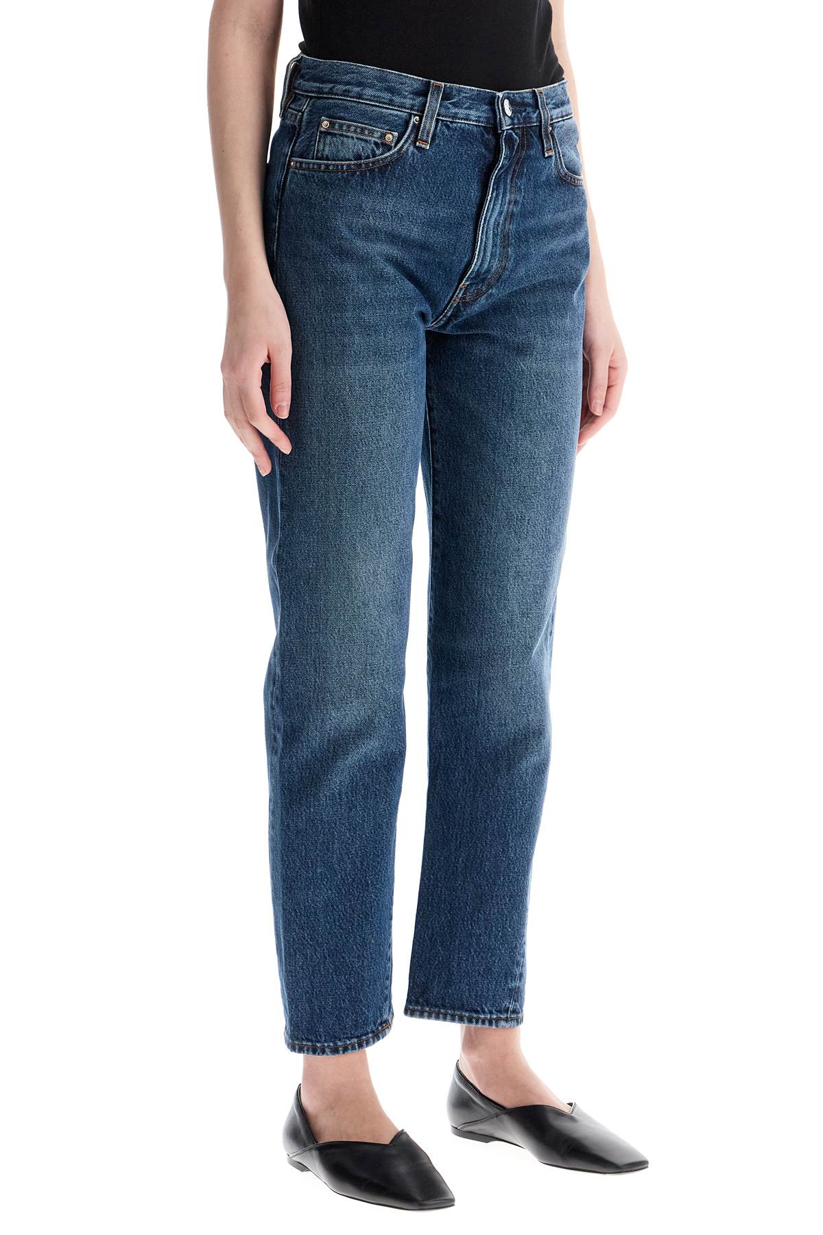 Toteme washed blue organic cotton jeans - VivaceVenus