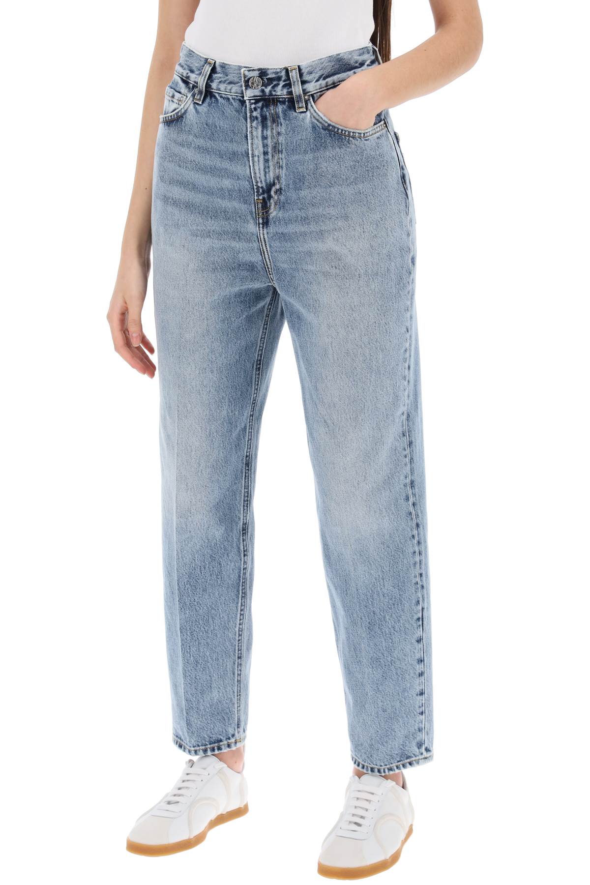 Toteme organic denim tapered jeans - VivaceVenus