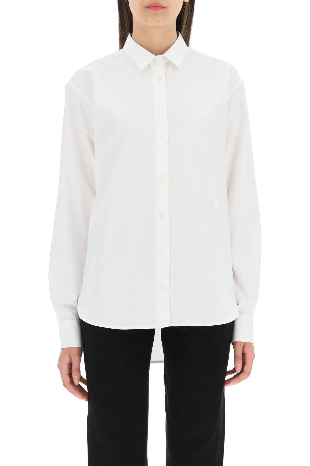 Toteme oversized organic poplin shirt - VivaceVenus