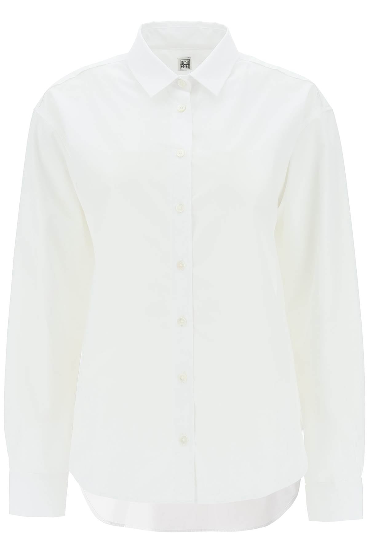 Toteme oversized organic poplin shirt - VivaceVenus