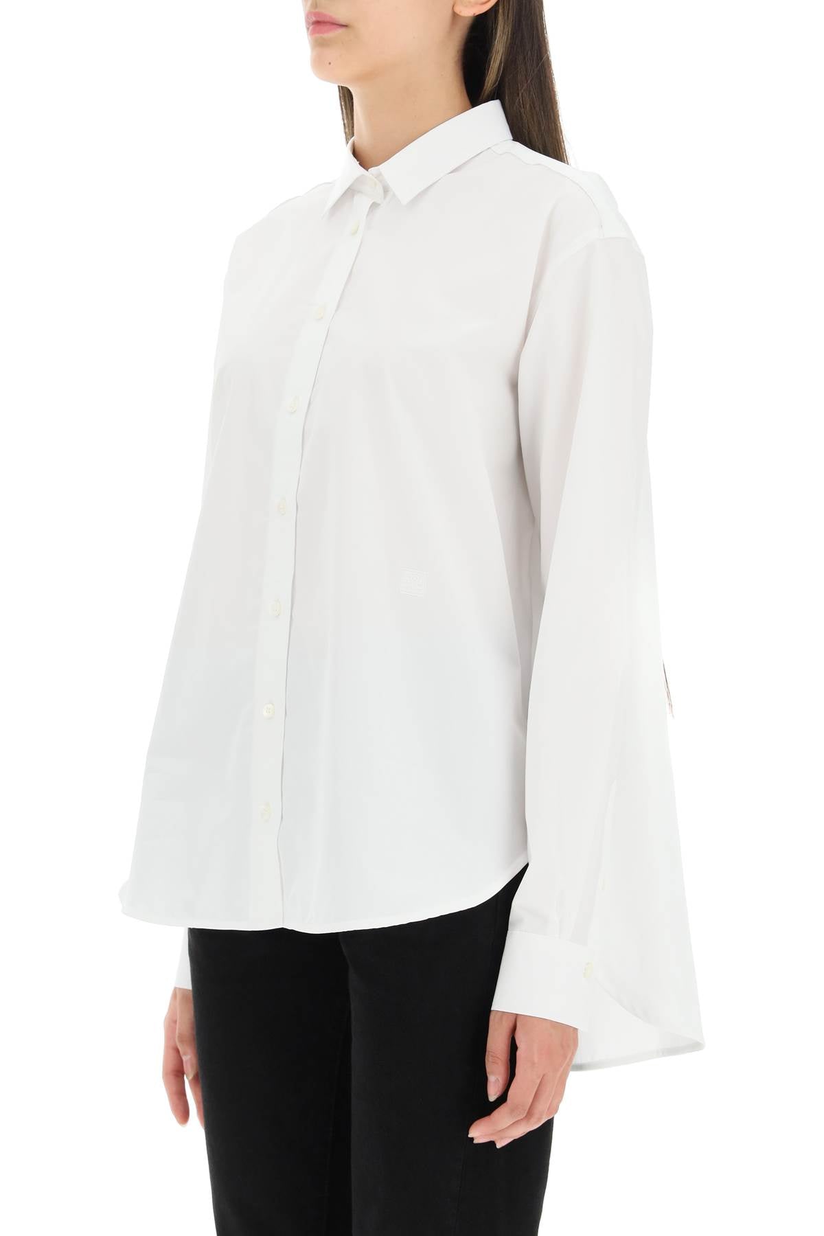 Toteme oversized organic poplin shirt - VivaceVenus