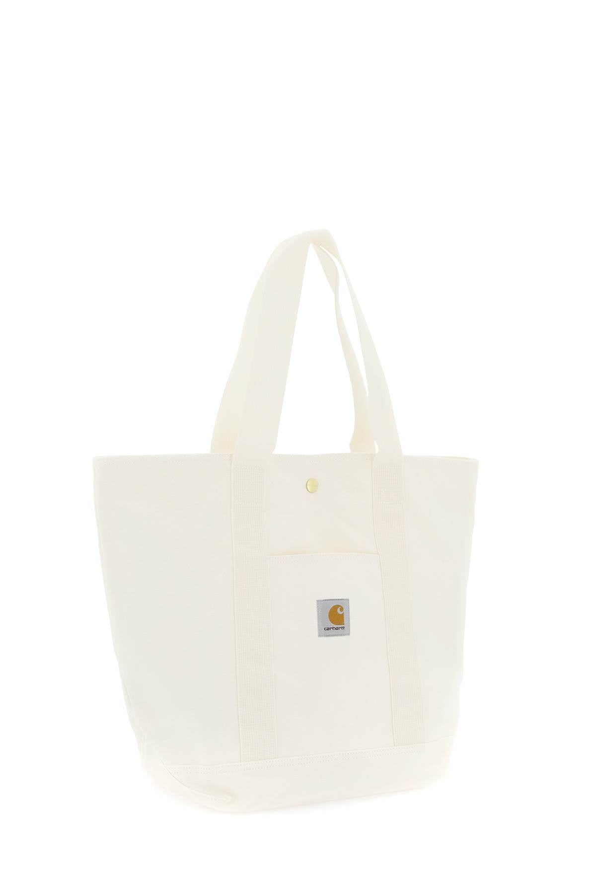 Carhartt Wip Dearborn Tote Bag In Italian   White