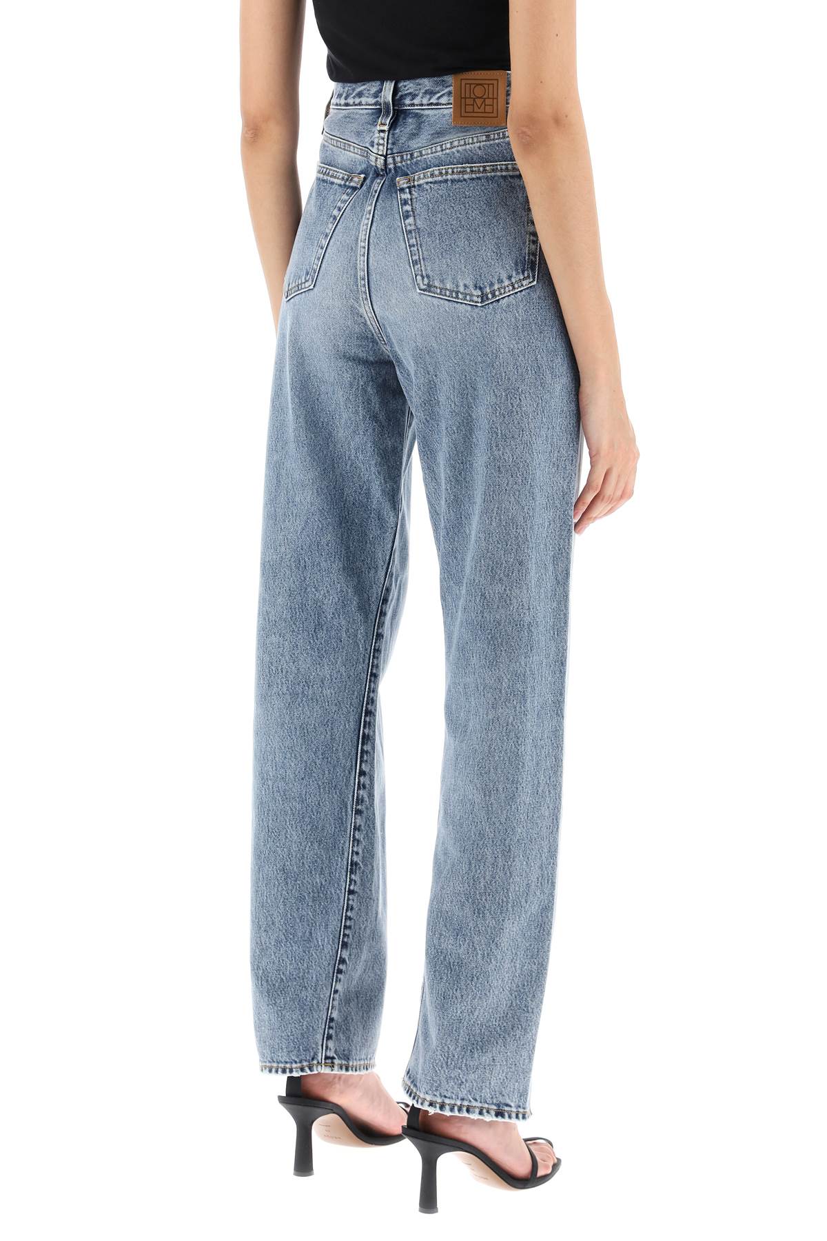 Toteme twisted seam straight jeans - VivaceVenus