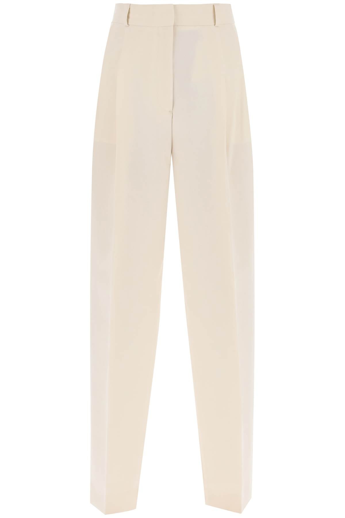 Toteme double-pleated viscose trousers - VivaceVenus