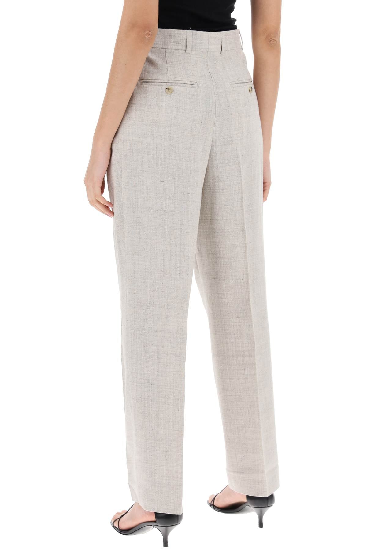 Toteme tailored trousers with double pleat - VivaceVenus