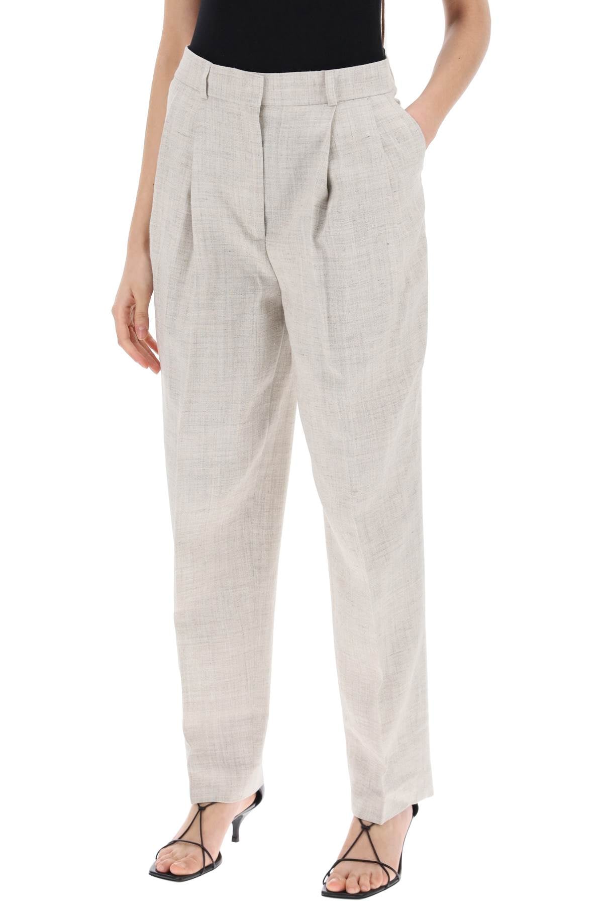 Toteme tailored trousers with double pleat - VivaceVenus