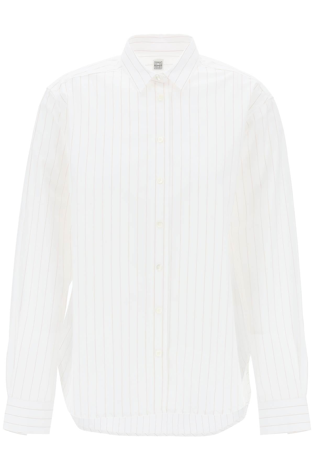 Toteme striped signature dress shirt - VivaceVenus