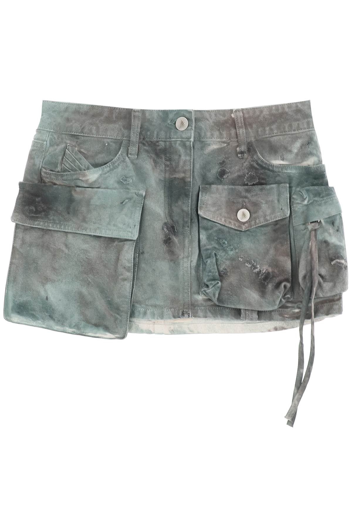 The Attico fay camouflage cargo mini skirt - VivaceVenus