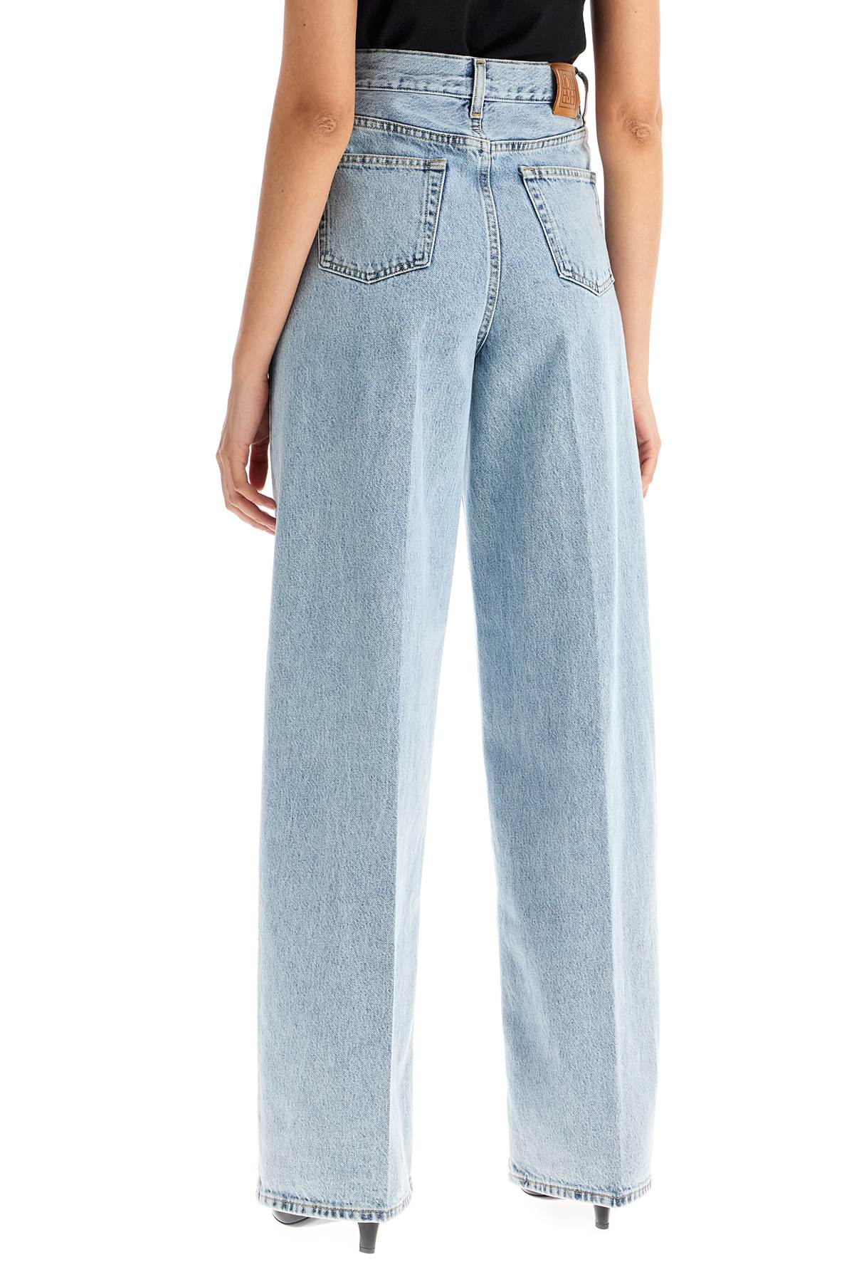 Toteme wide leg jeans in organic cotton - VivaceVenus