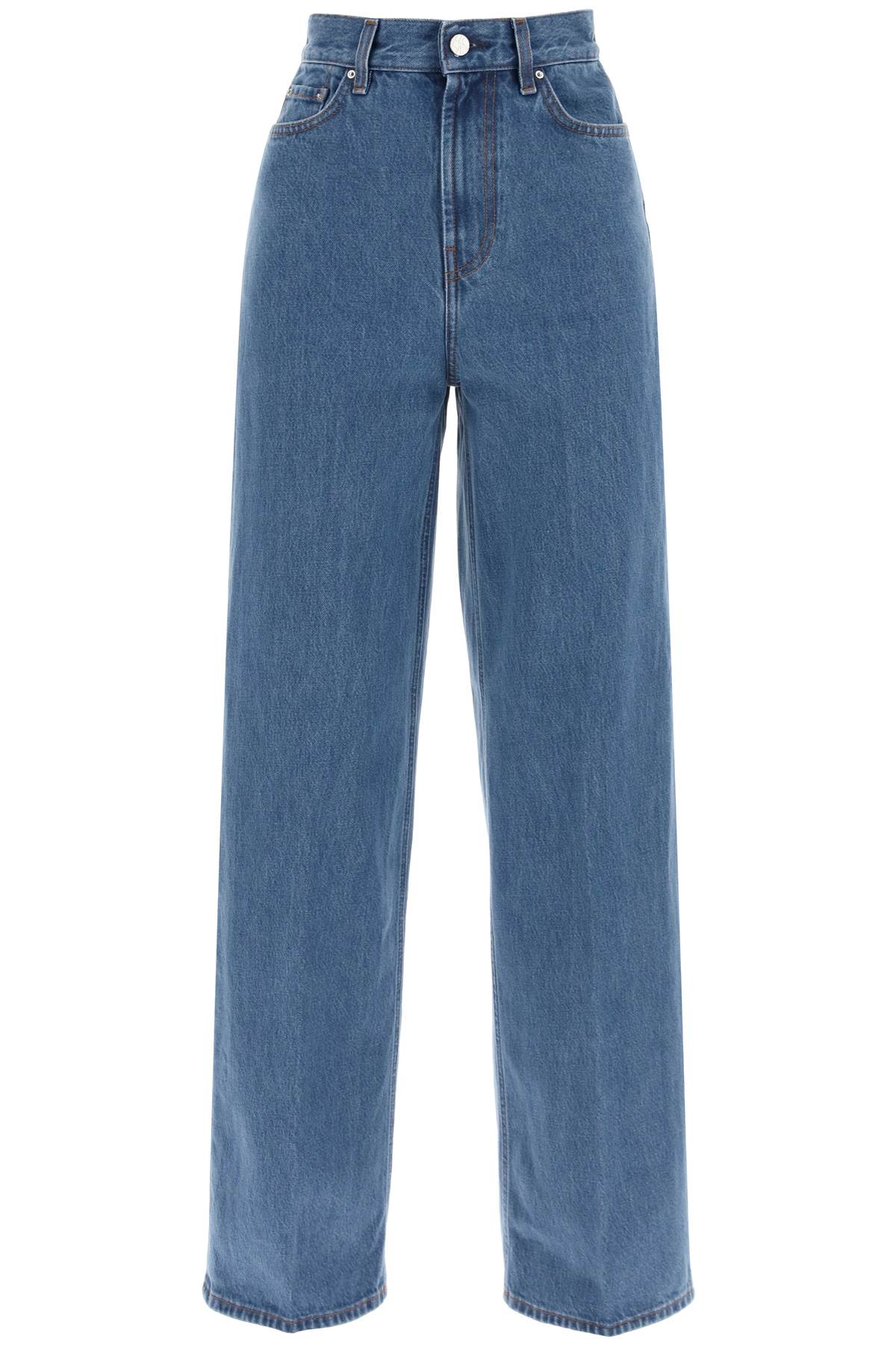 Toteme wide leg jeans in organic cotton - VivaceVenus