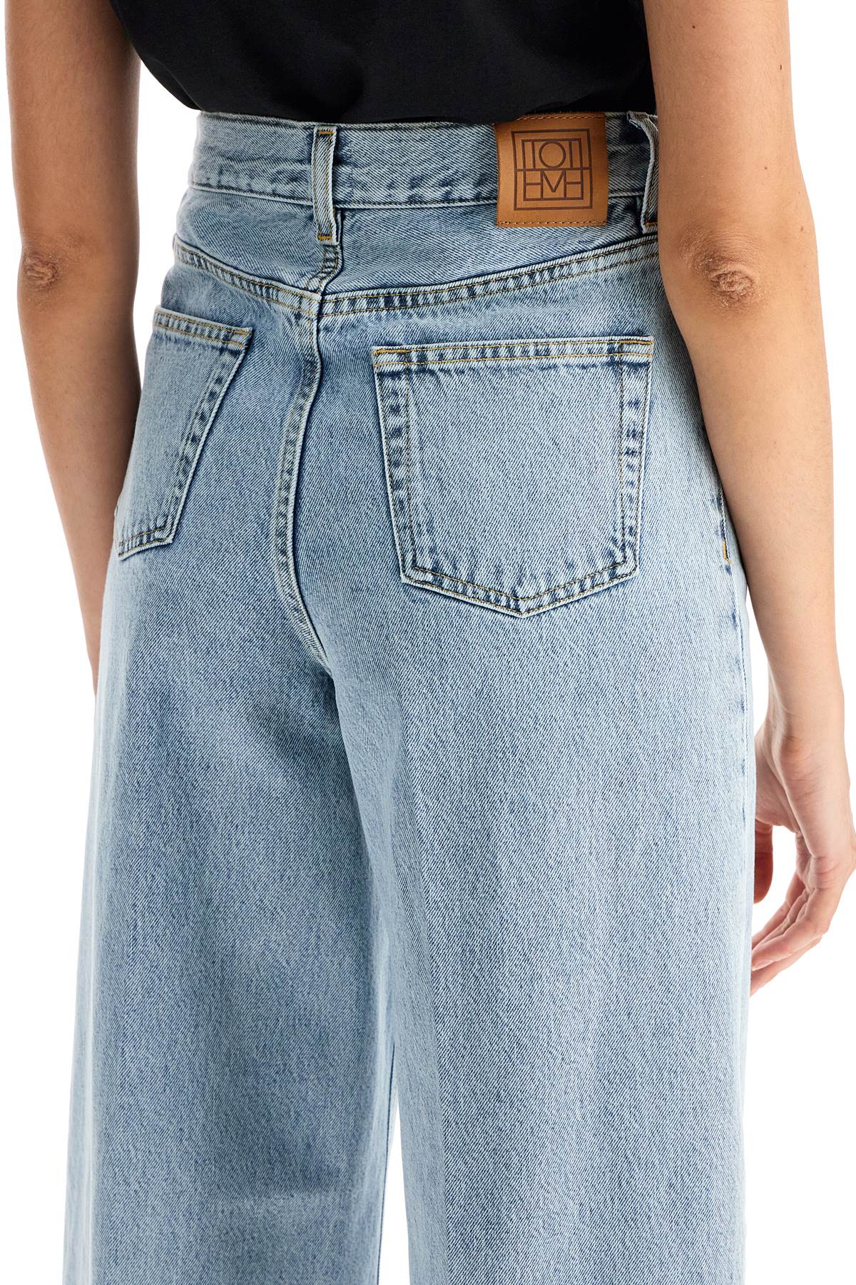 Toteme wide leg jeans in organic cotton - VivaceVenus