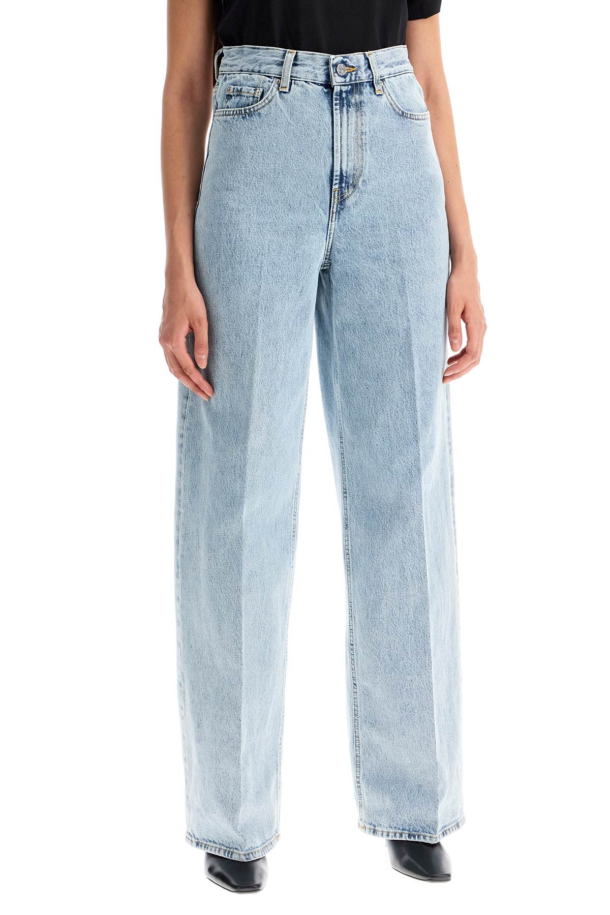 Toteme wide leg jeans in organic cotton - VivaceVenus