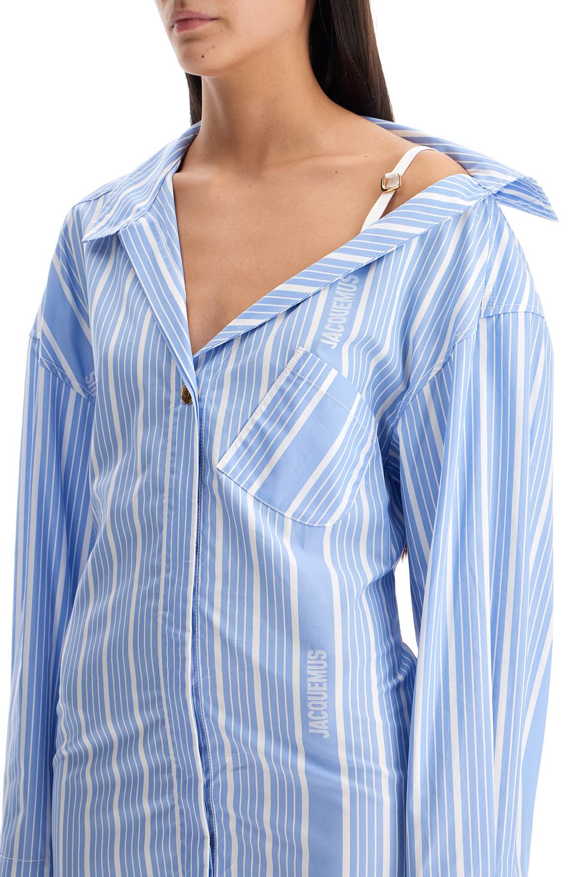 Jacquemus 'la mini robe chemise' shirt dress - VivaceVenus