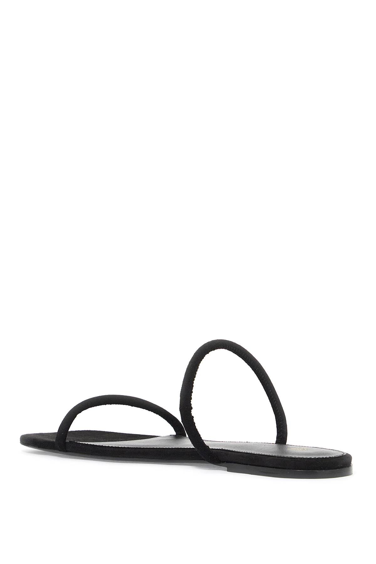 Toteme minimalist suede leather slides - VivaceVenus