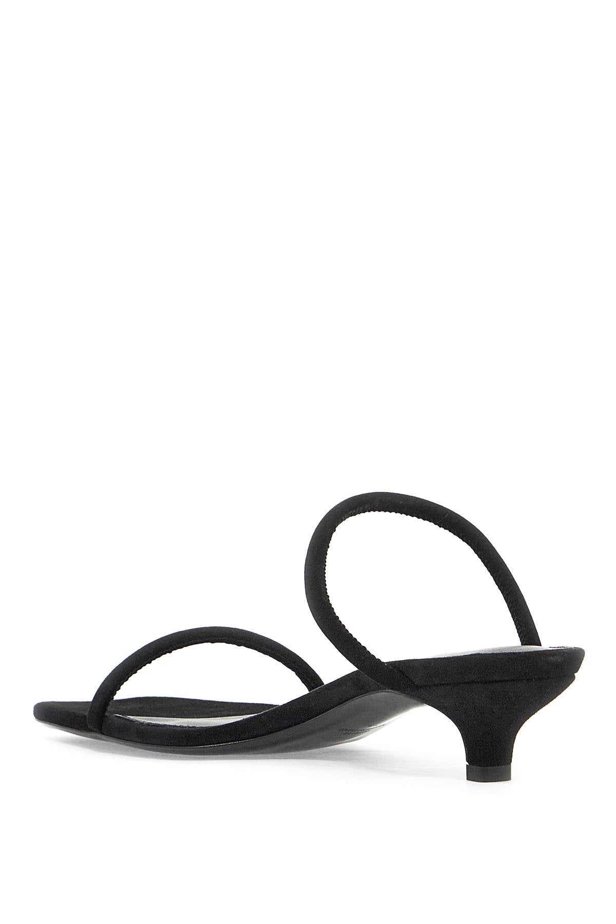 Toteme minimalist suede leather sandals - VivaceVenus