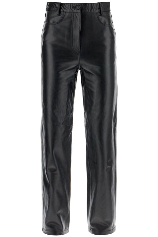 Toteme straight leather pants for men - VivaceVenus