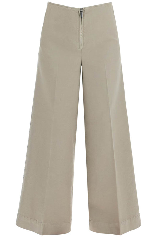 Toteme zip-front wide trousers - VivaceVenus